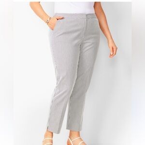 Talbots ankle sears sucker pants. Chelsea style Size 14W. NWT